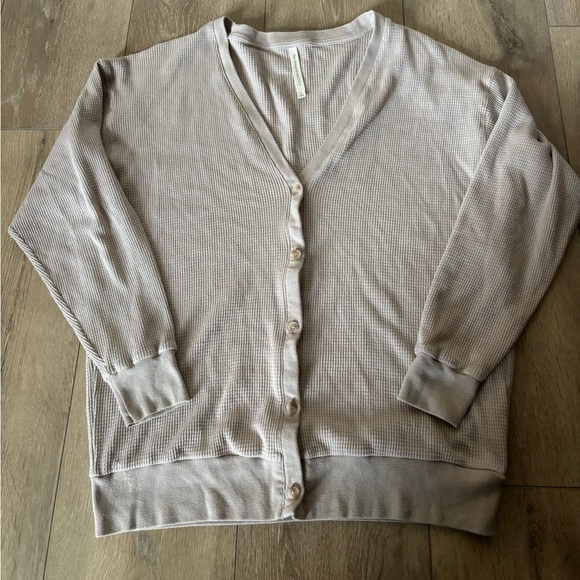 Babaton Sweaters - Babaton Light Beige, light pink Cardigan Sweater